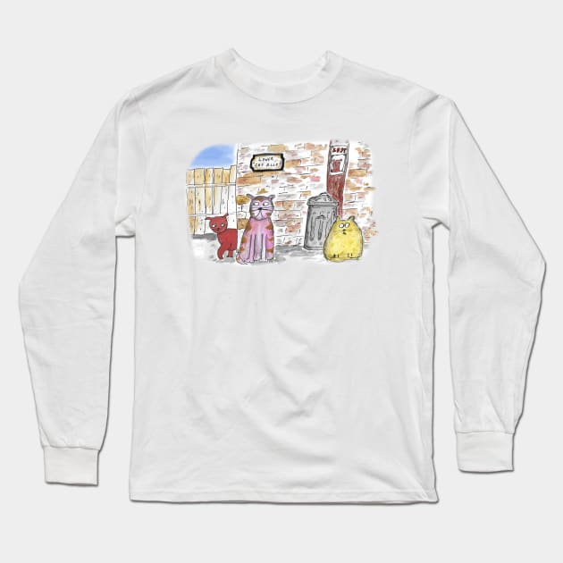 Street cats Long Sleeve T-Shirt by Coppack